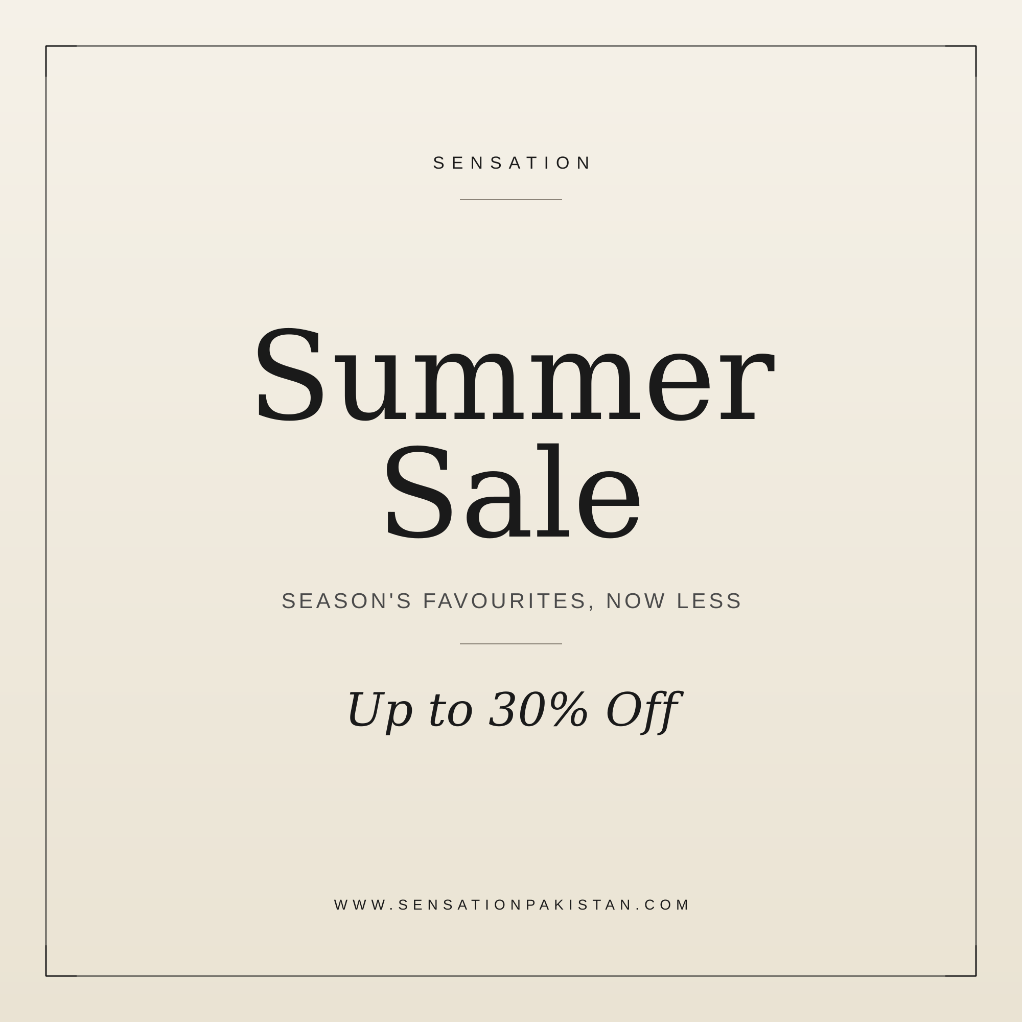 Summer Sale