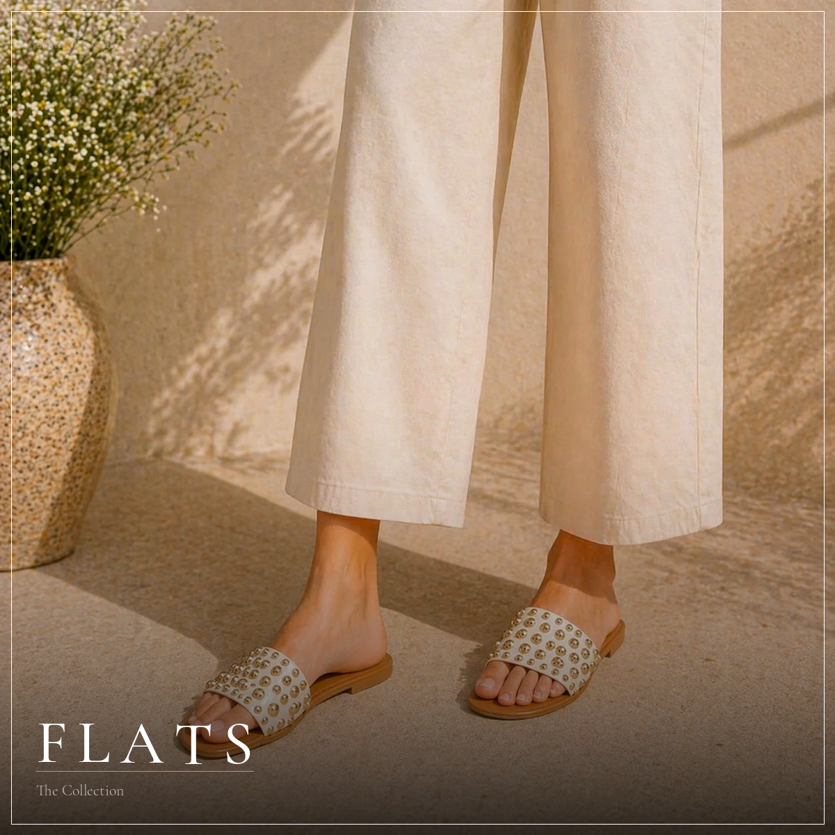 Women's Flats Pakistan | Comfortable Sandals & Slides for Daily Wear | Sensation