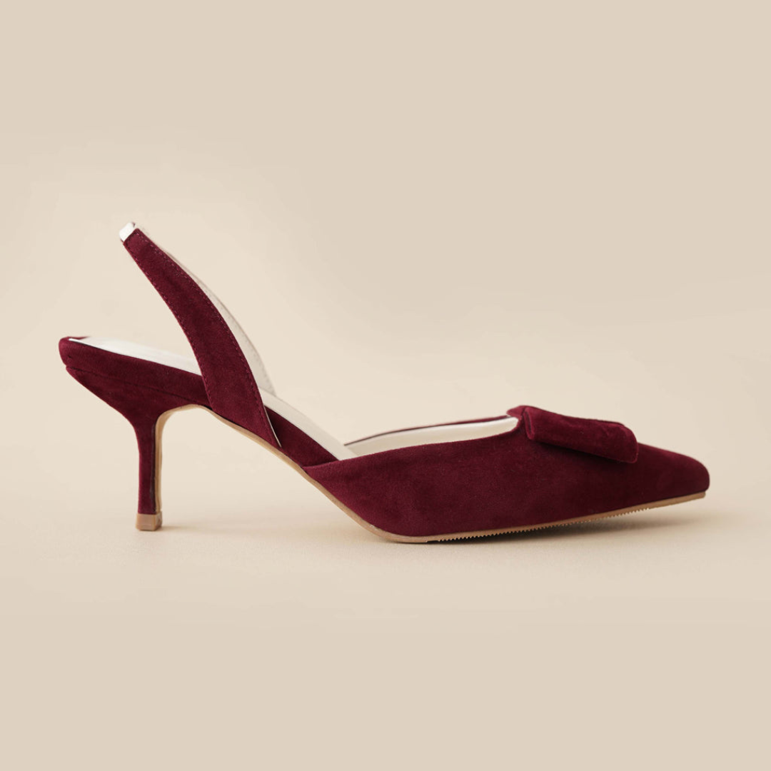 Valentina Pumps - Cherry Red