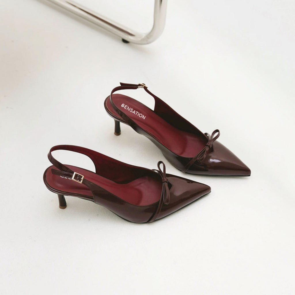 Celine Heels- Cherry Red