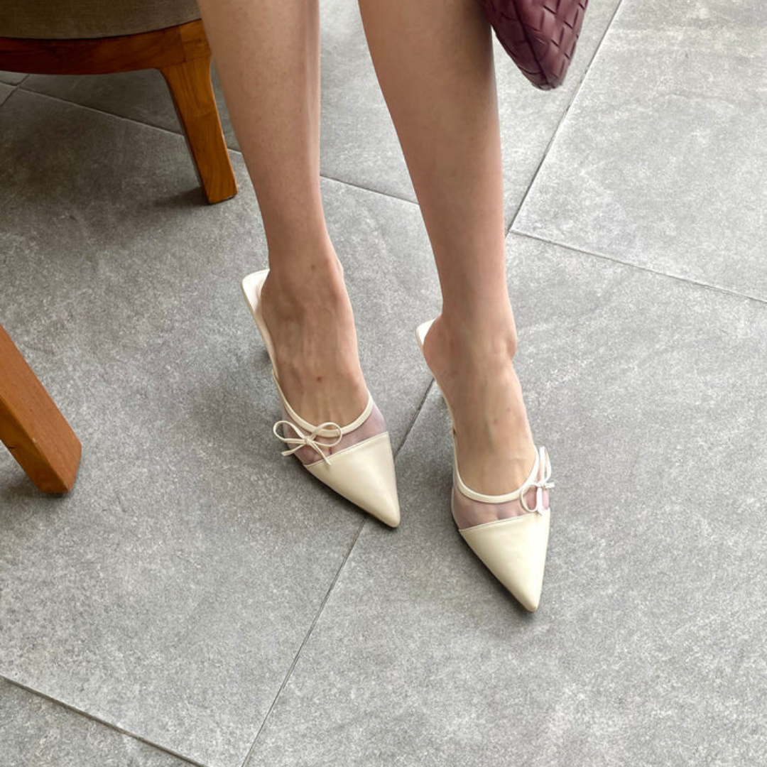 Diana Heels (White)