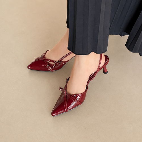 Alexandra Cross Heels