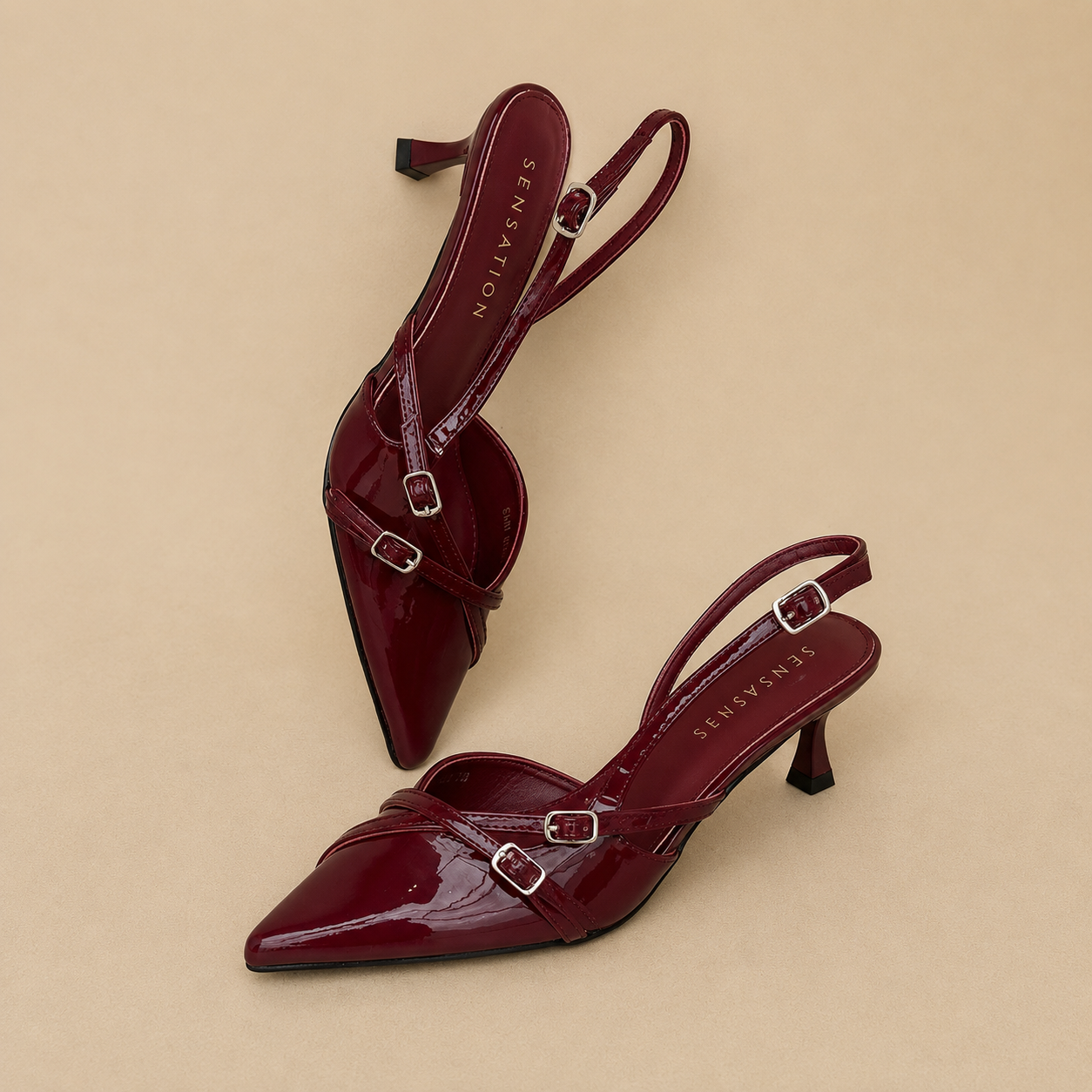 Alexandra Cross Heels