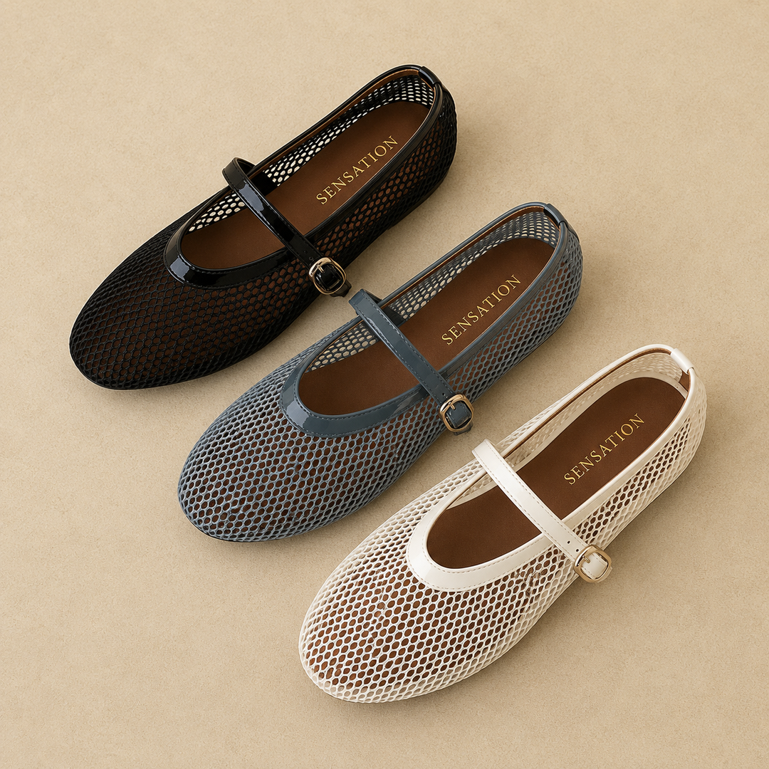 Grace Mesh Flats