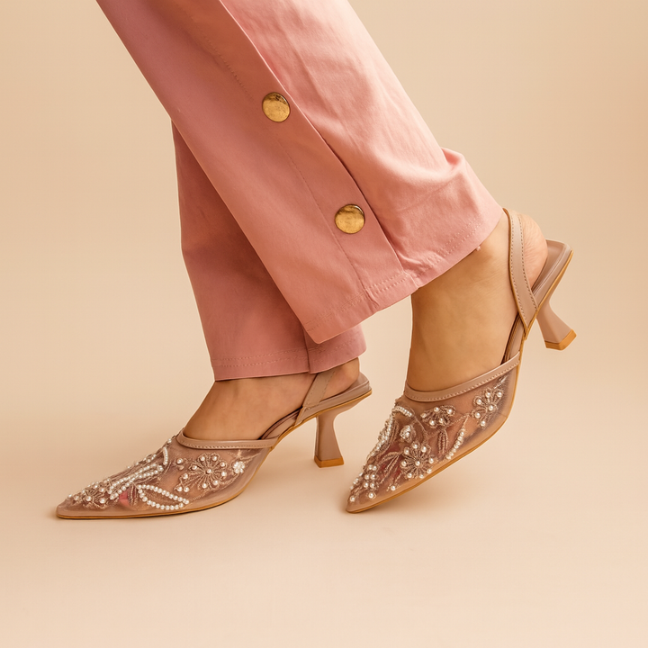Blush Kitten Heels