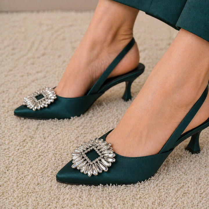 Isabella Heels Green