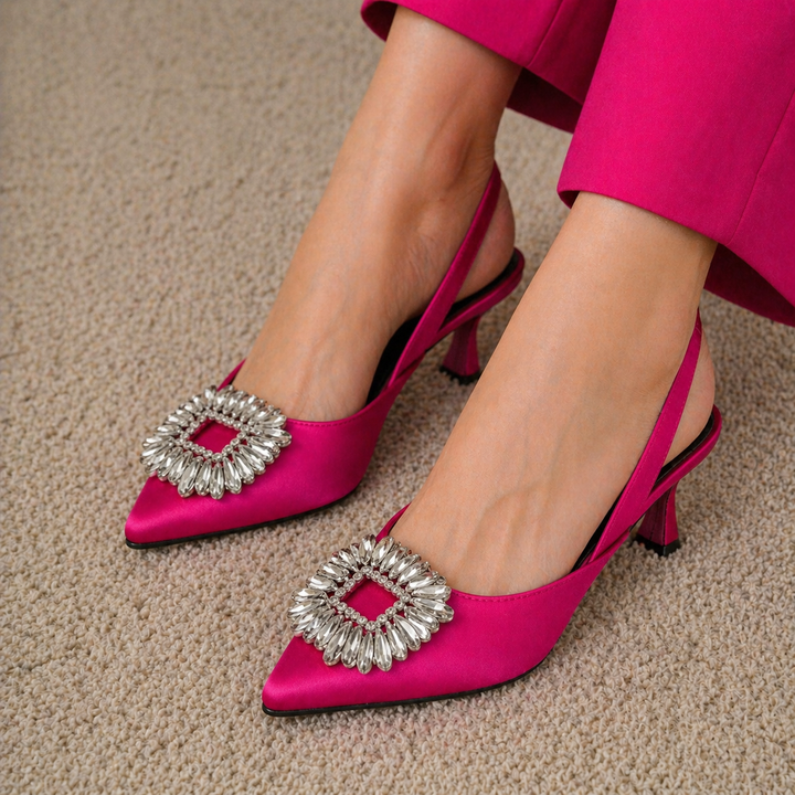 Isabella Heels Hot Pink