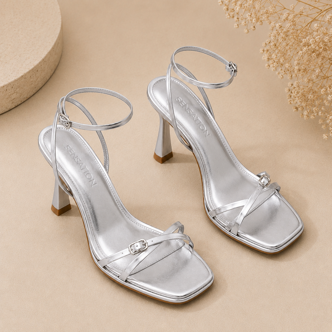 Milan Gold Heels