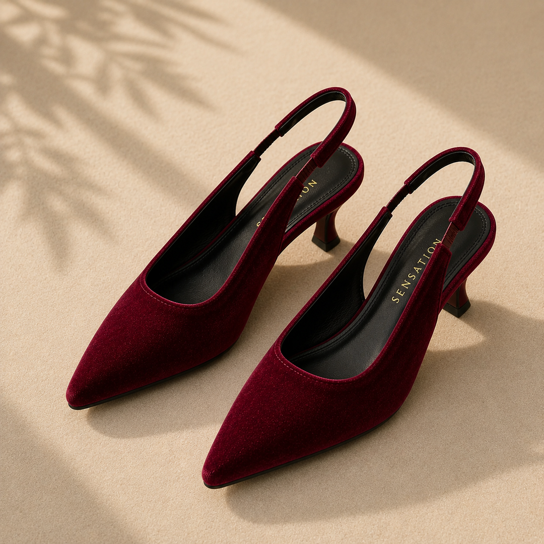 Saturn Slingback Heels
