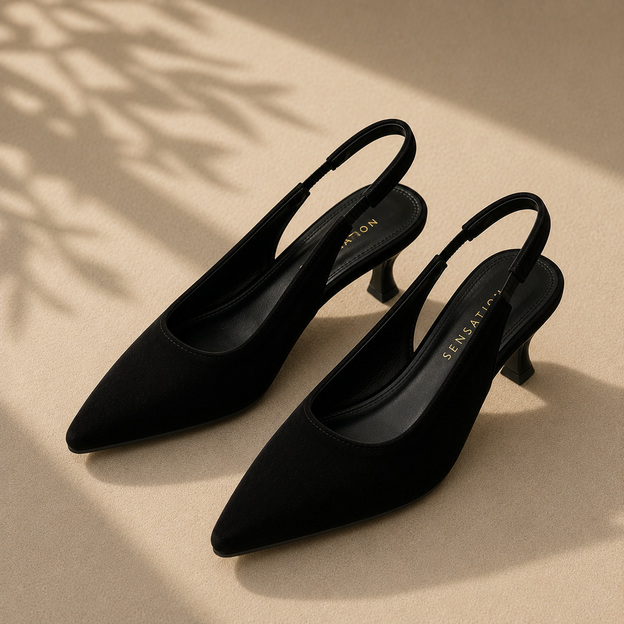 Saturn Slingback Heels