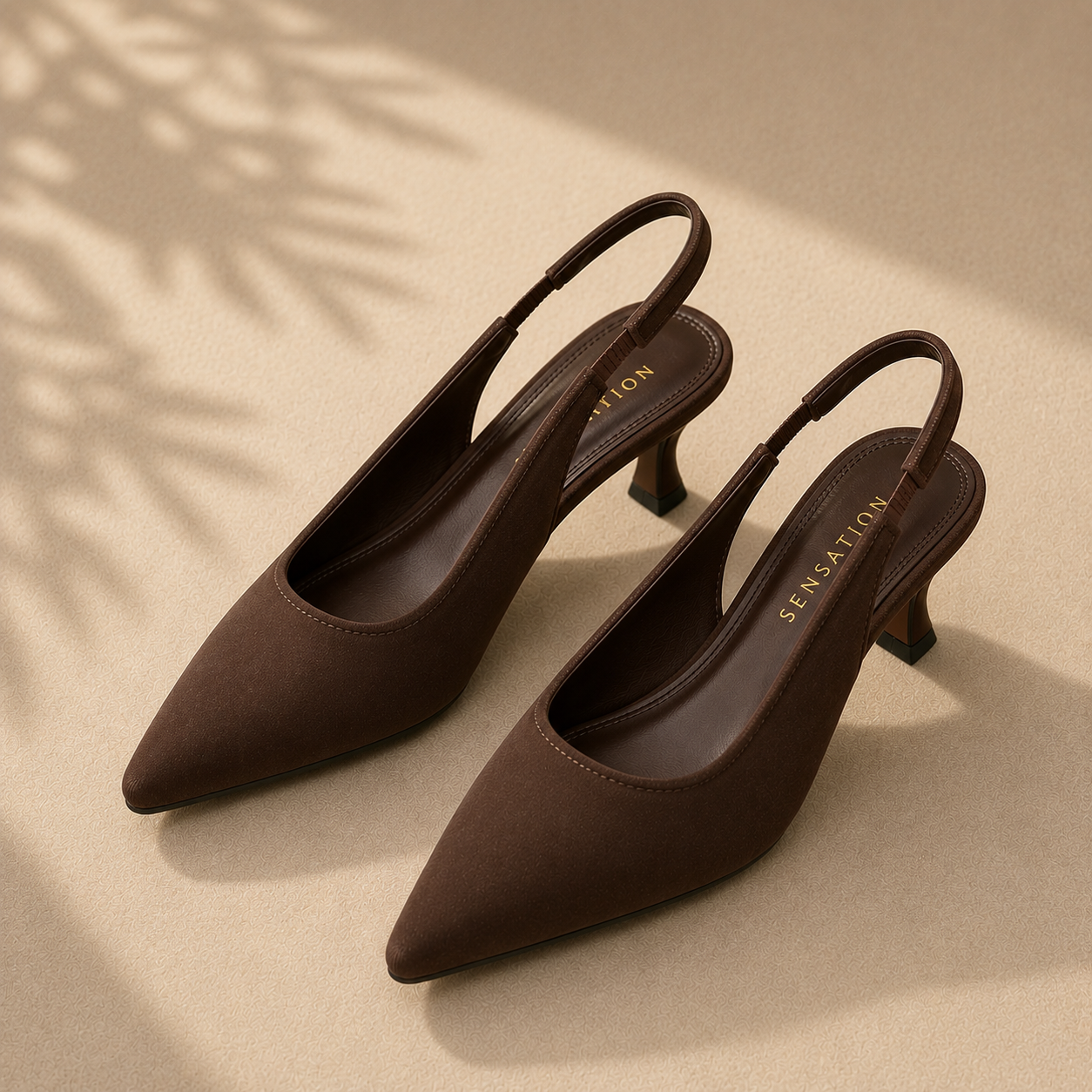 Saturn Slingback Heels