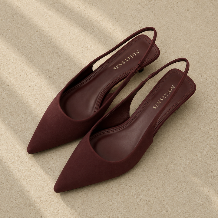 Saturn Slingback Heels