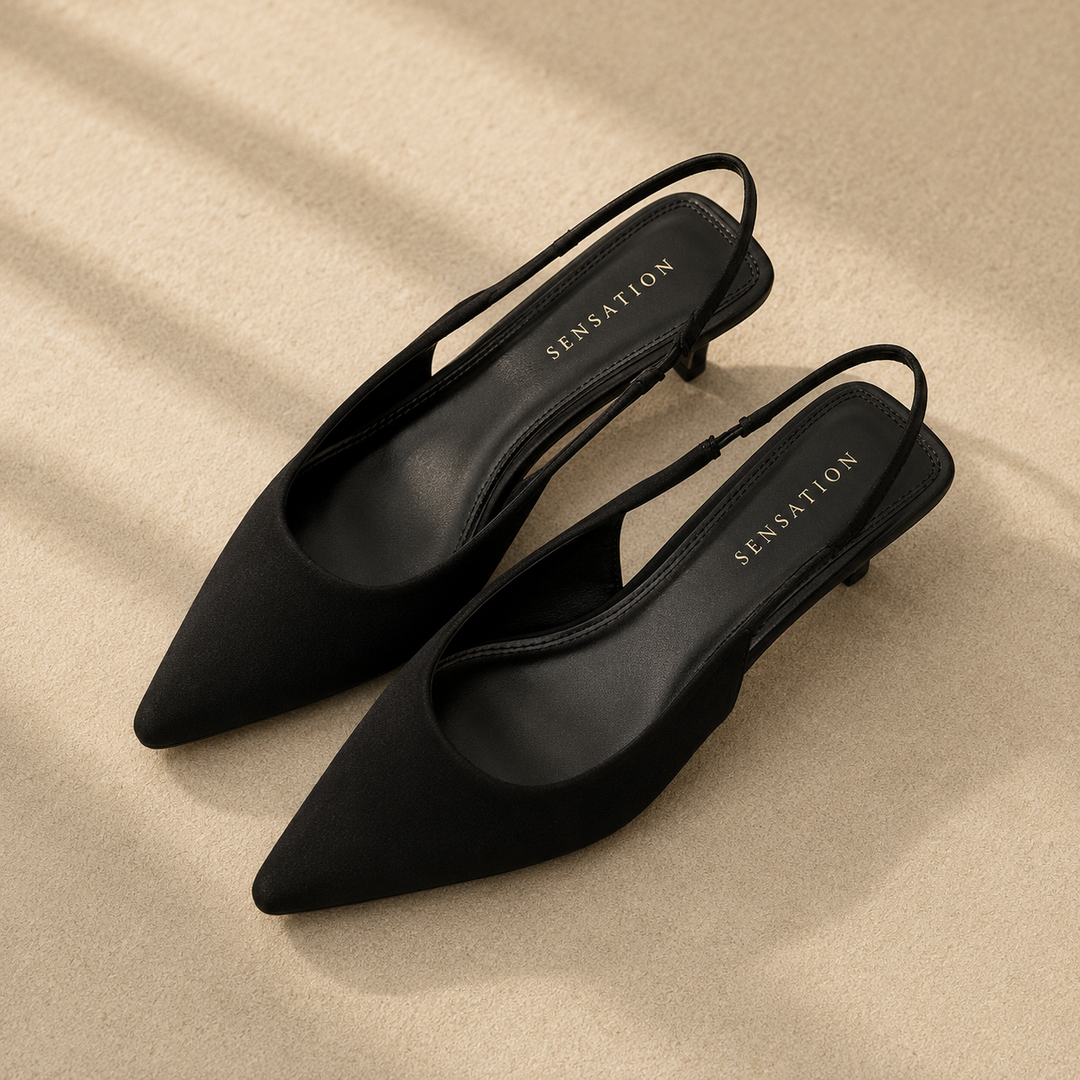 Saturn Slingback Heels