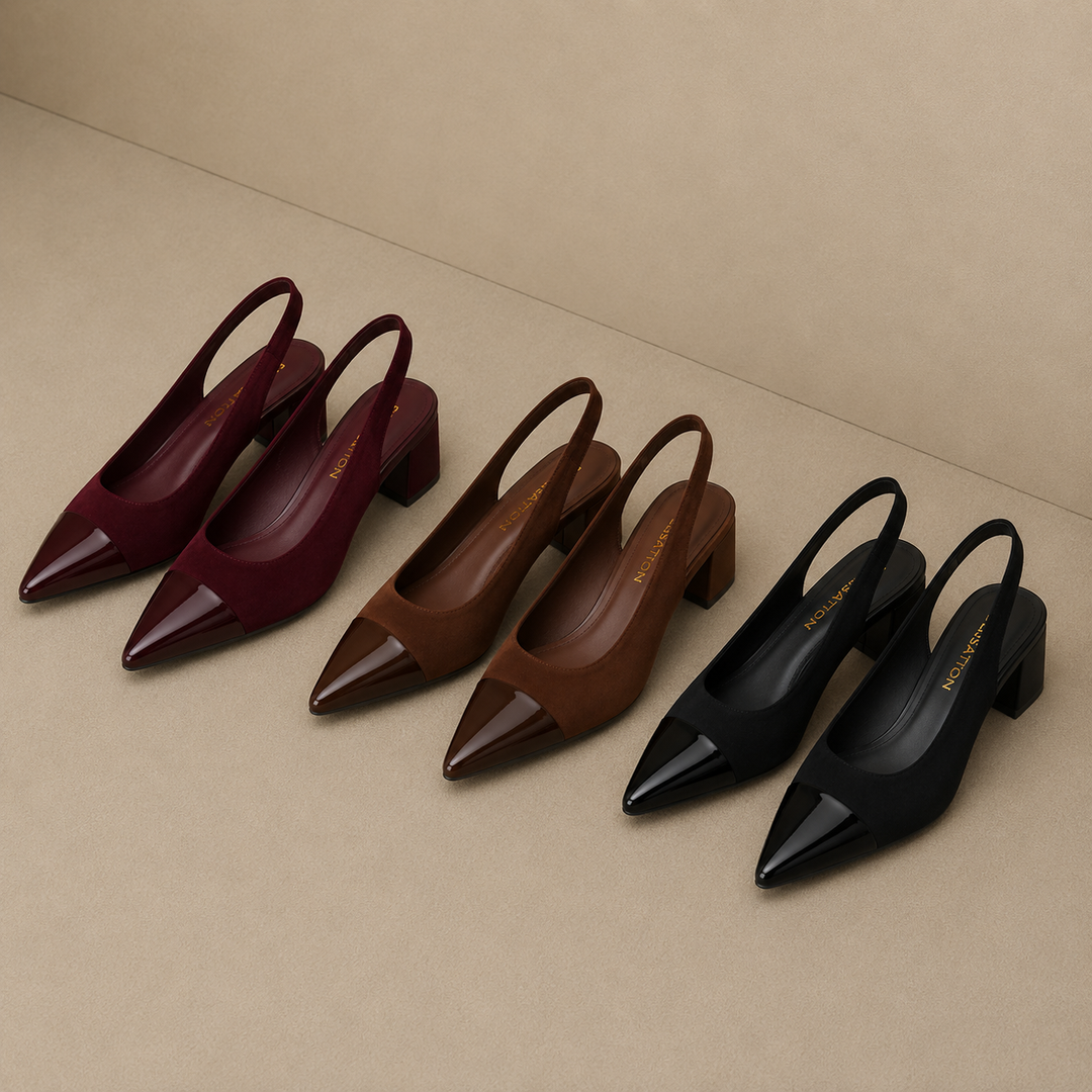 Sasha Block Heels