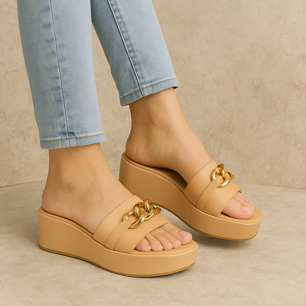 Lexie Wedges Tan