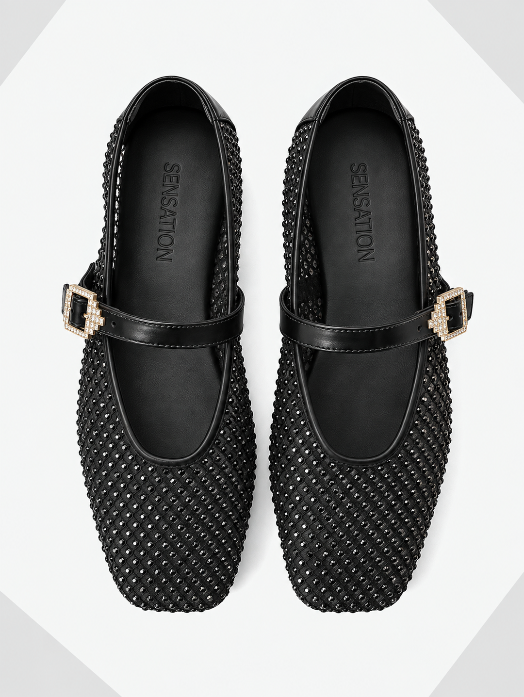 Liana Mesh Mary Janes