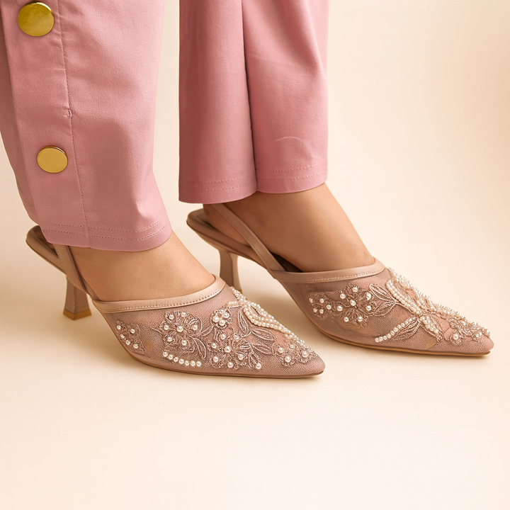 Blush Kitten Heels