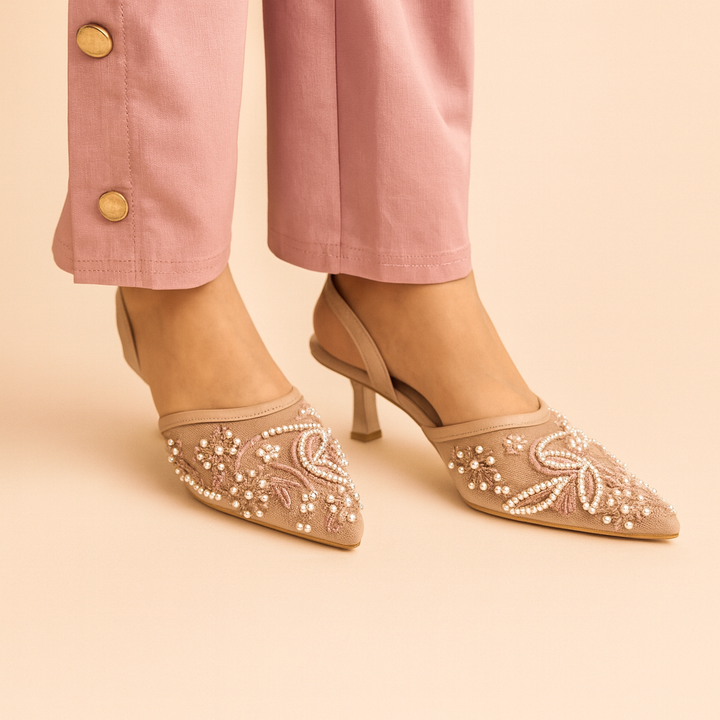 Blush Kitten Heels