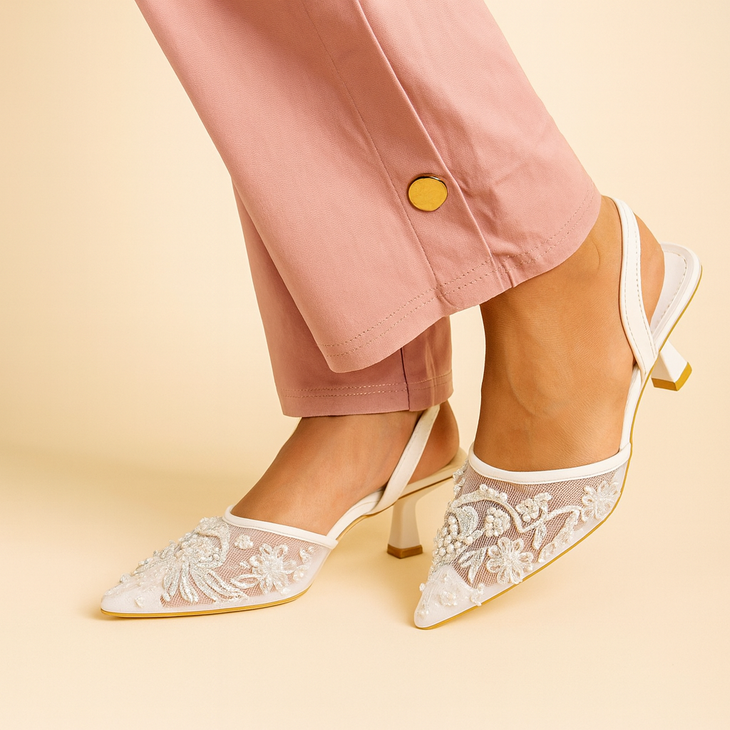 Blush Kitten Heels