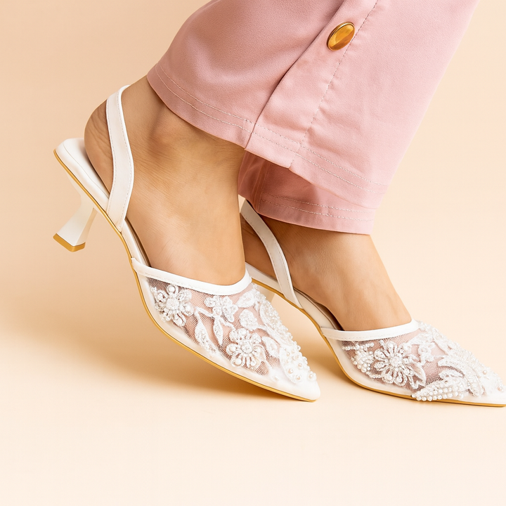 Blush Kitten Heels