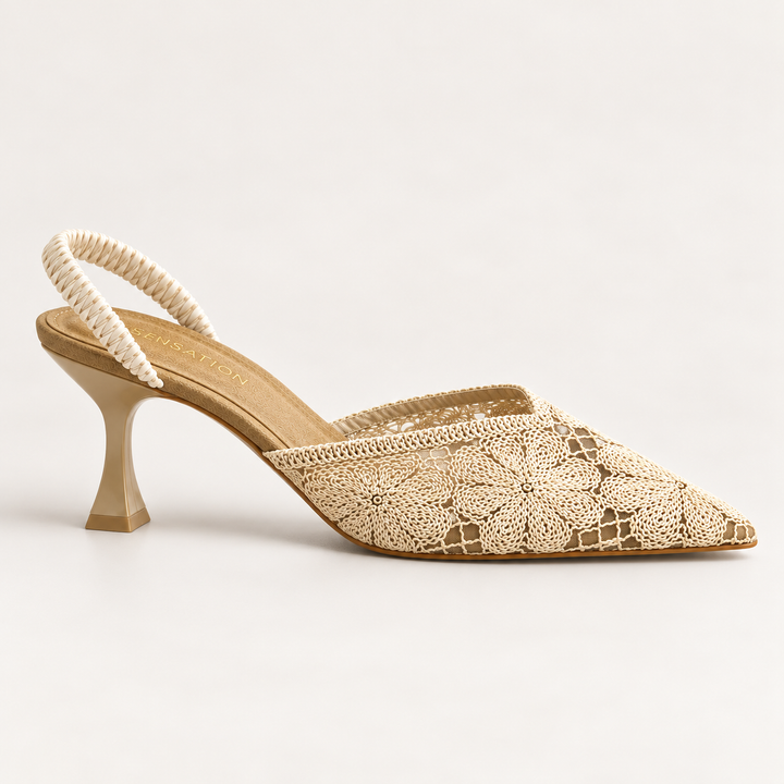 Rosalie Crochet Heels