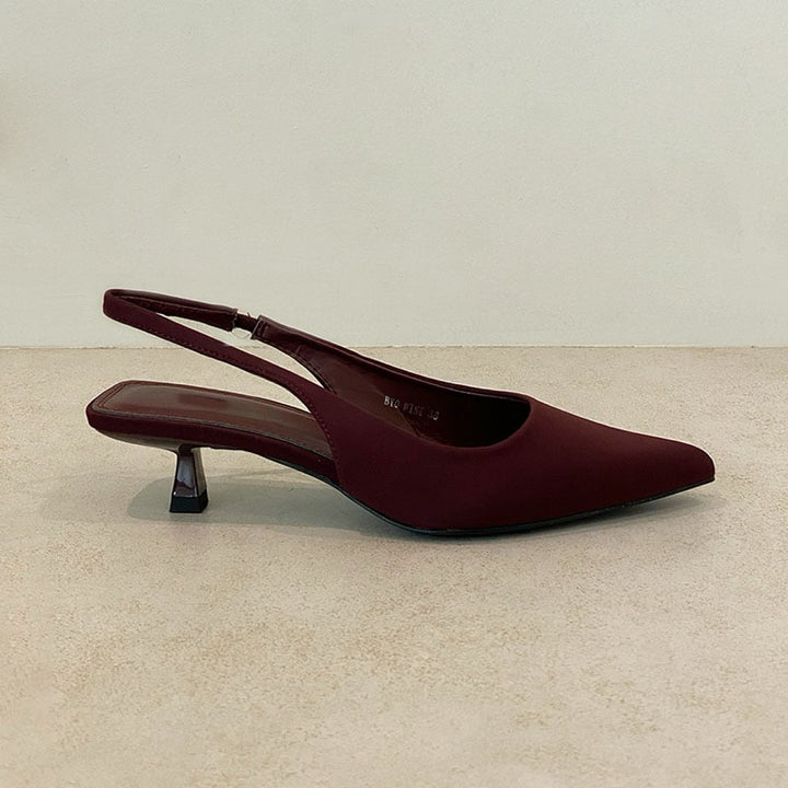 Saturn Slingback Heels