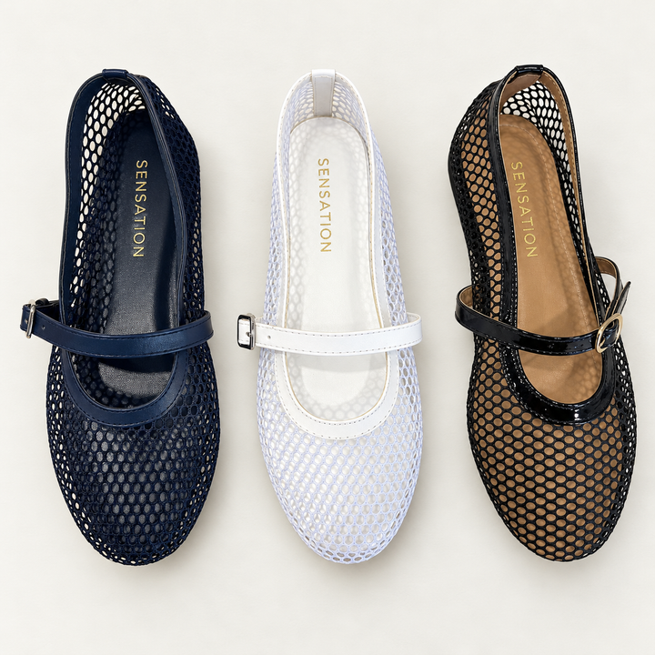 Grace Mesh Flats