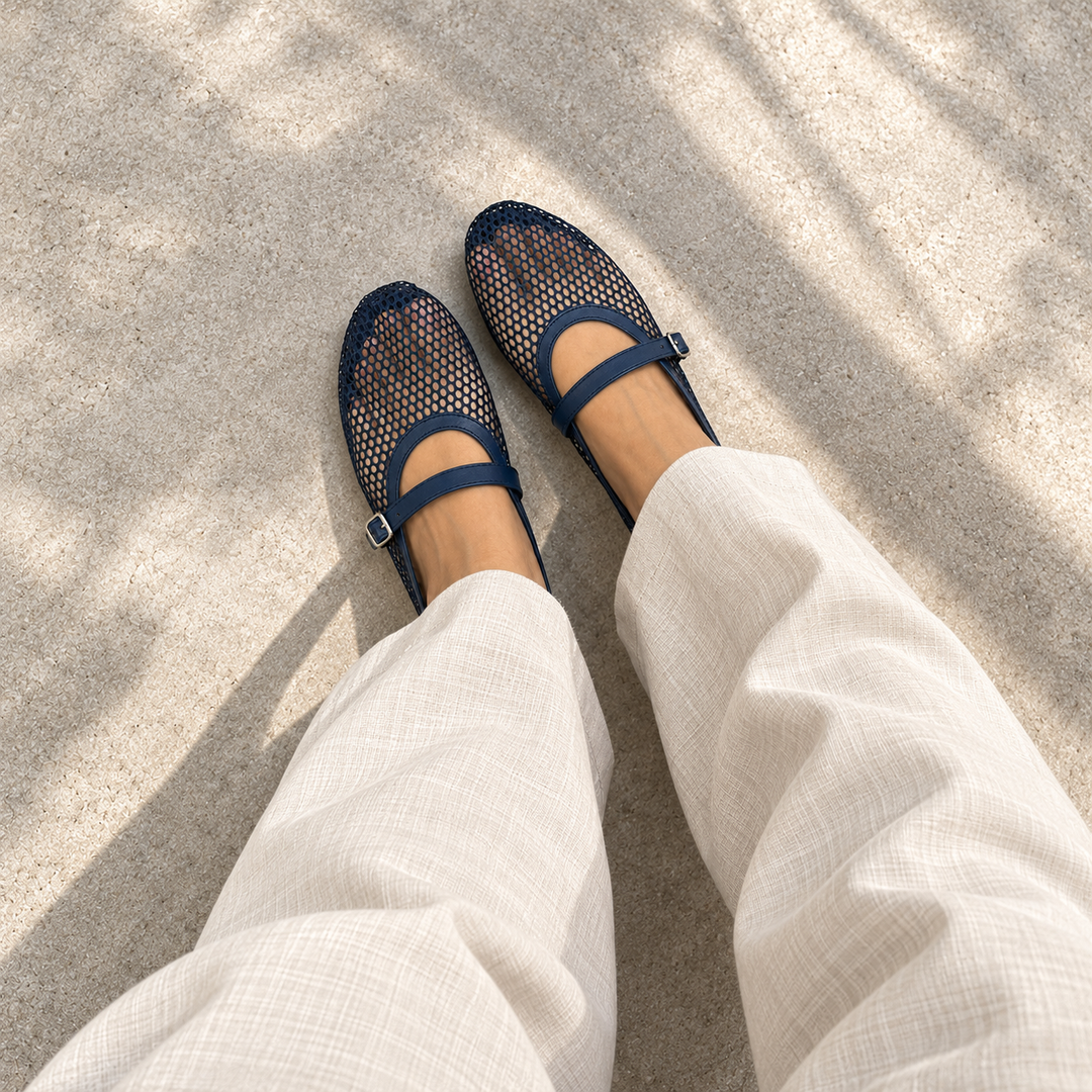 Grace Mesh Flats