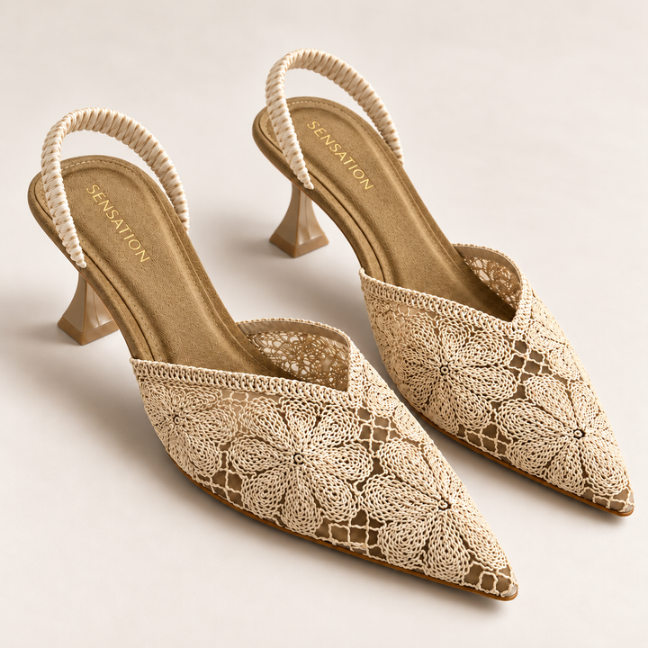 Rosalie Crochet Heels
