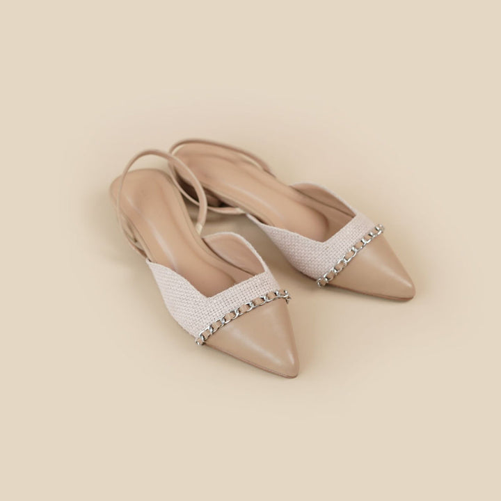 Marina Pumps (Beige)