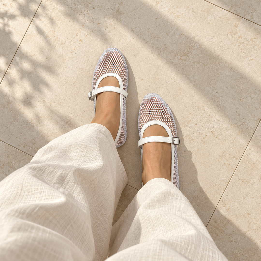 Grace Mesh Flats