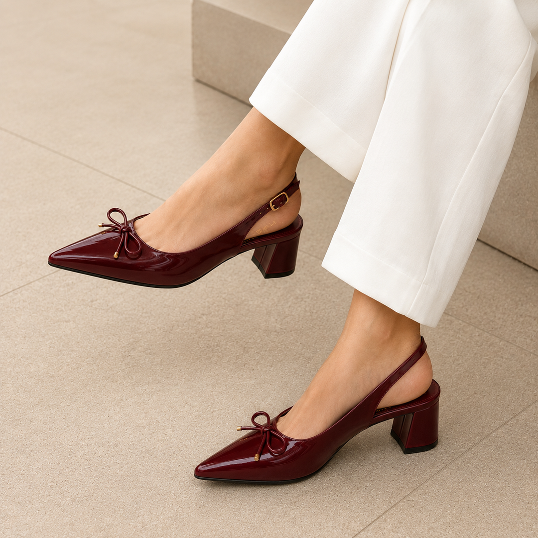 Luxe Bow Heels