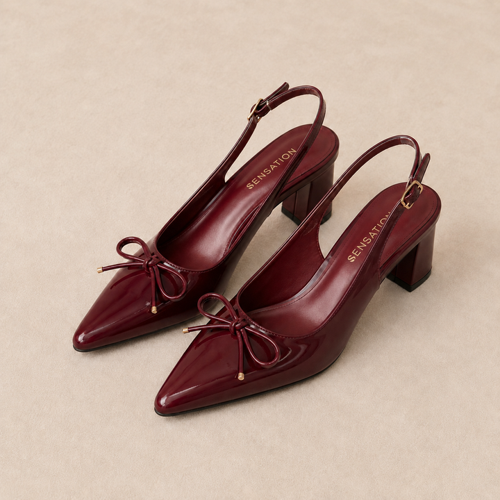 Luxe Bow Heels