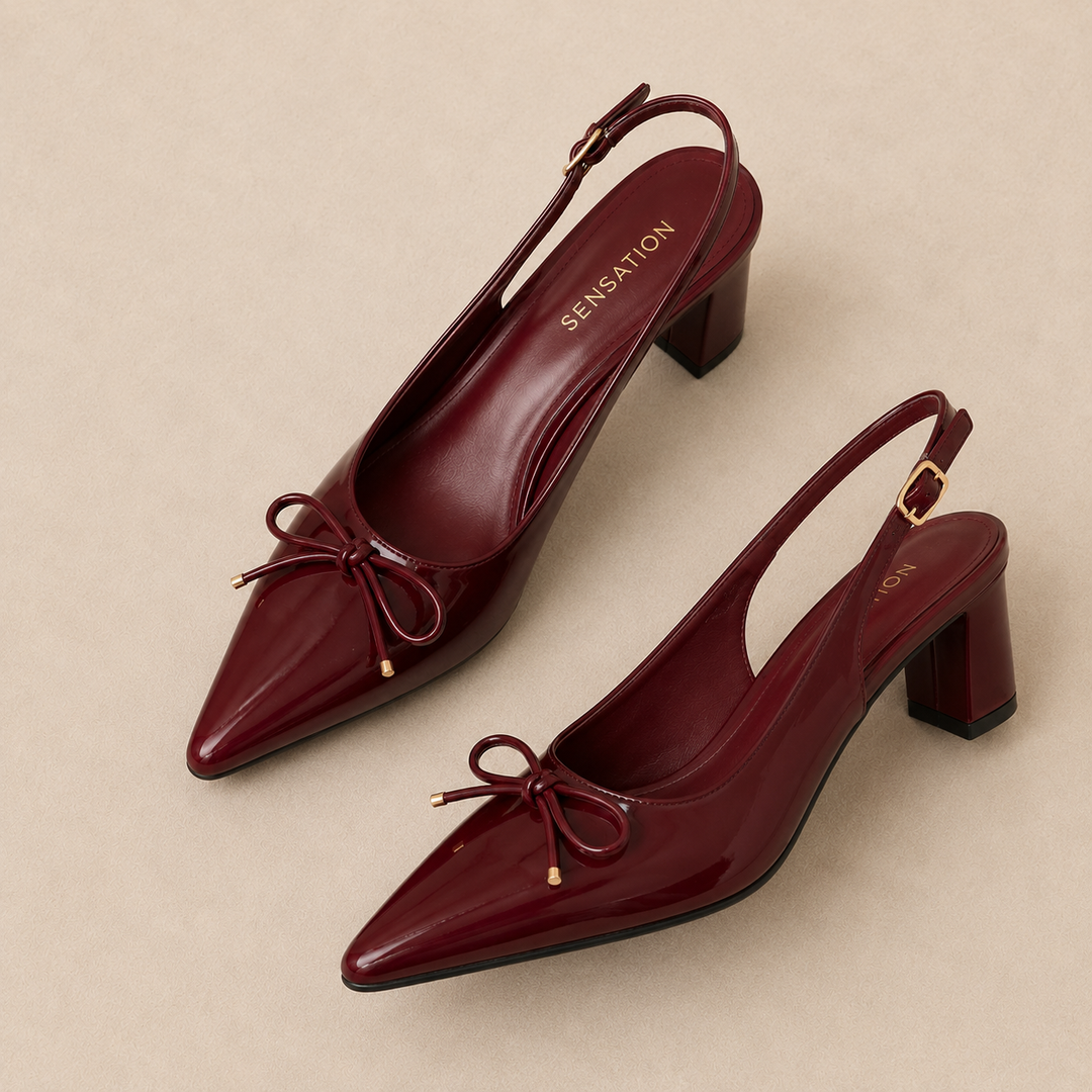 Luxe Bow Heels