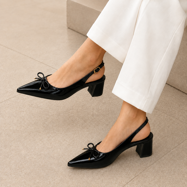 Luxe Bow Heels