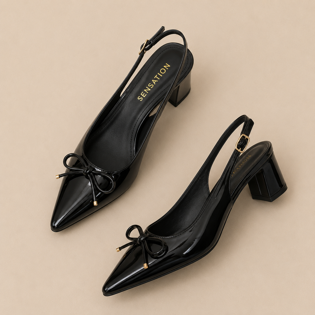 Luxe Bow Heels
