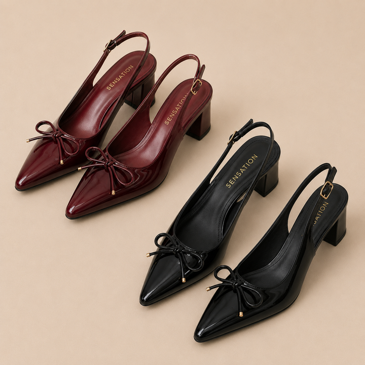 Luxe Bow Heels
