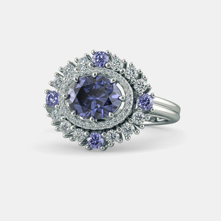 ELITE BLUE RING - 925 SILVER - SENSATION Pakistan