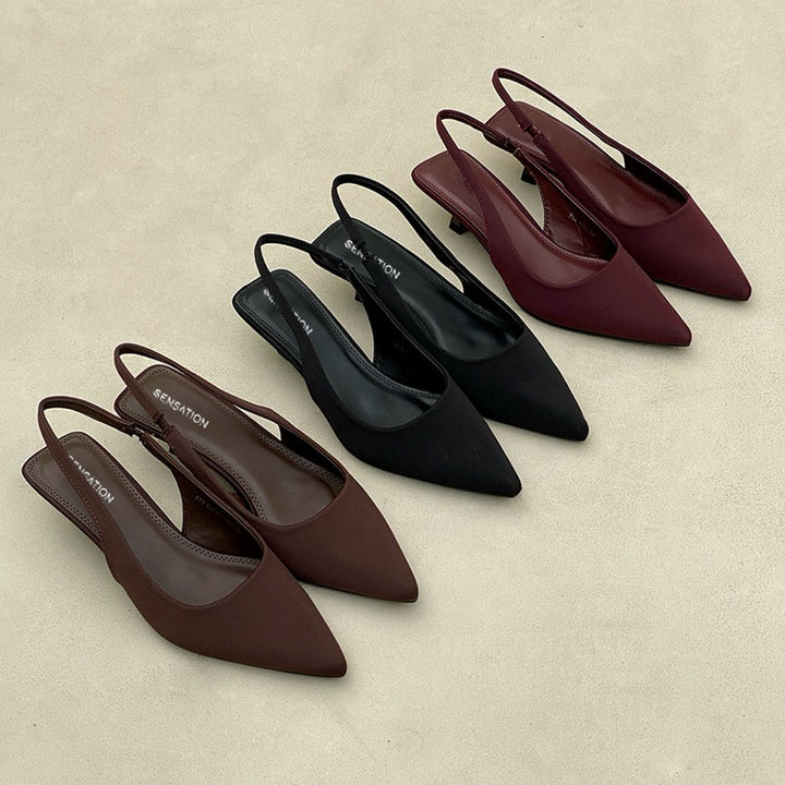 Saturn Slingback Heels