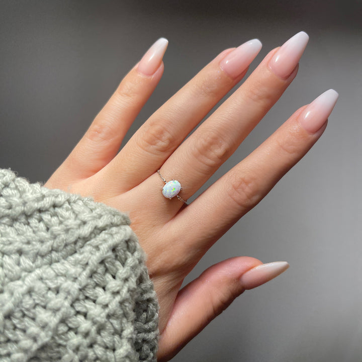 Moonlit Majesty Opal Ring