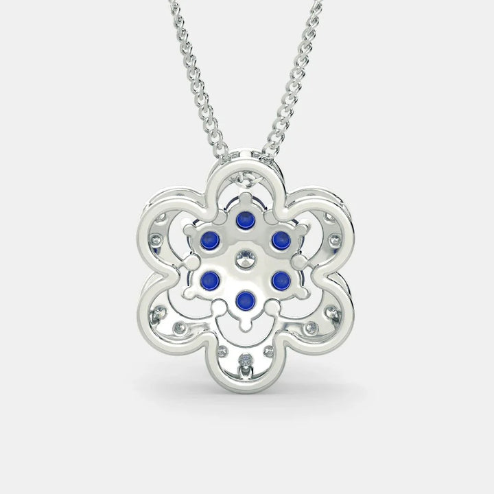 Sophin Diamond Necklace - 925 Silver - SENSATION Pakistan